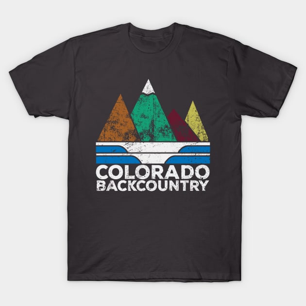 Colorado Background Adventure Shirt T-Shirt by gypsyjoshua